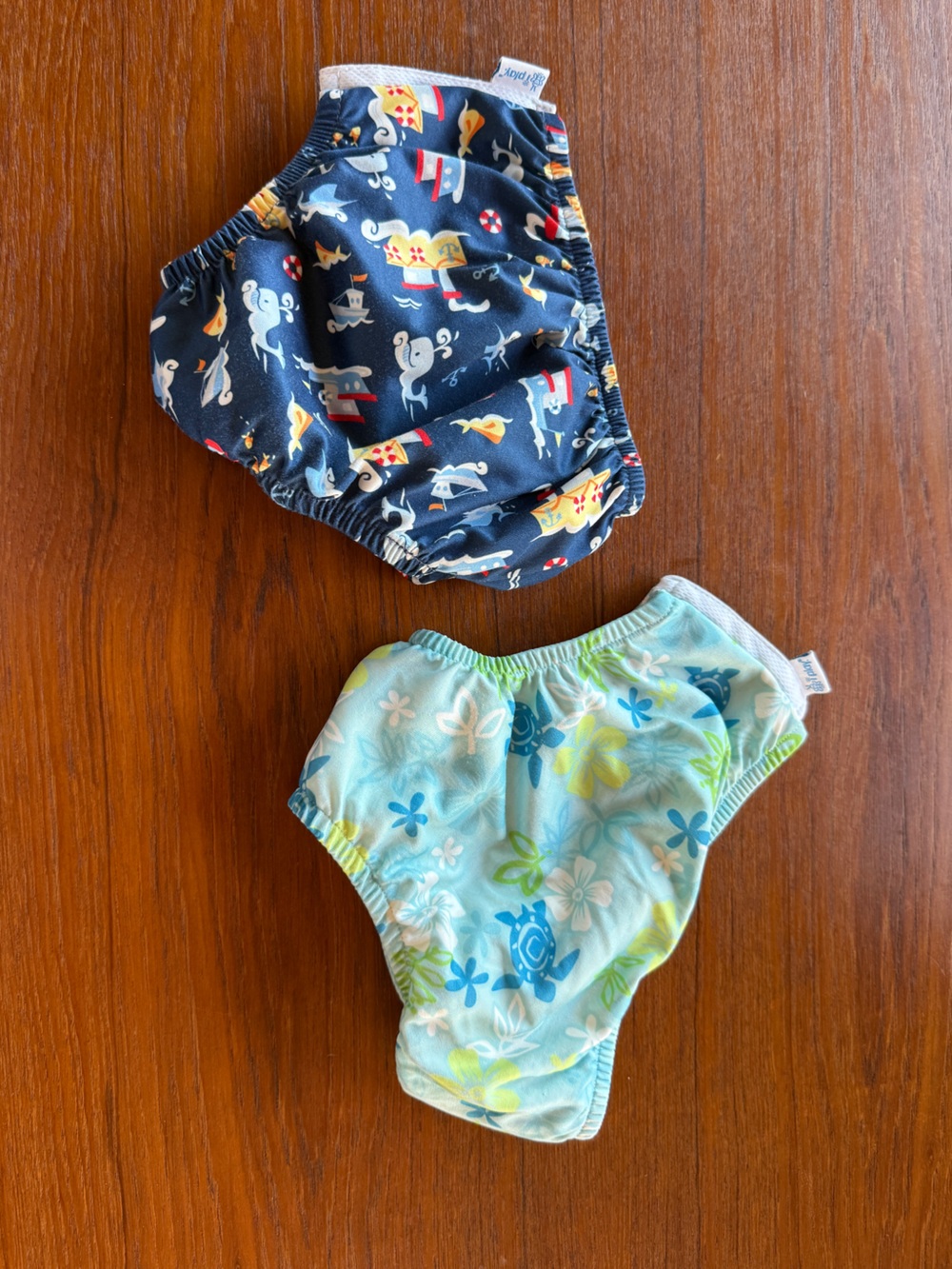 i play Reusable Swim Diaper Set 24M Sea Turtle Nautical NWOT
